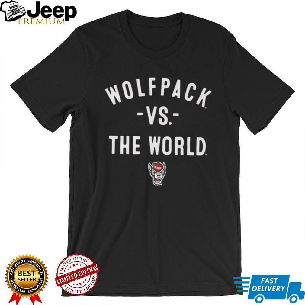 NC State Wolfpack vs the World 2026 logo shirt