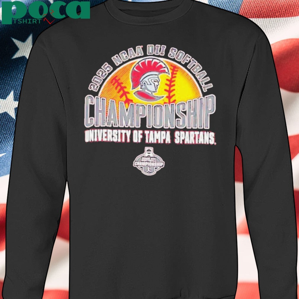 NCAA DII Softball Championship University of Tampa Spartans 2025 shirt