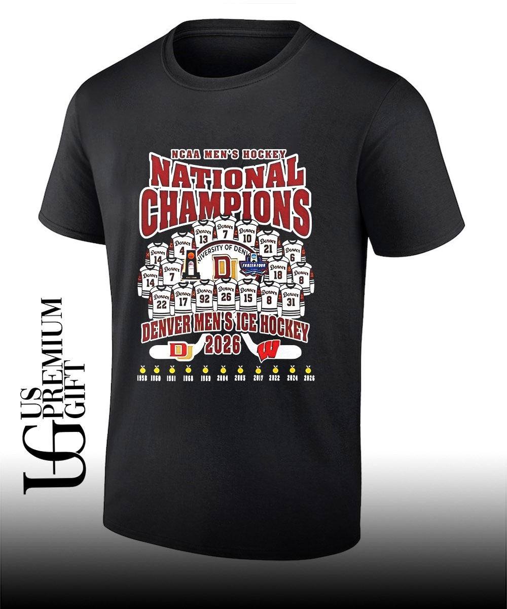NCAA Men’s Ice Hockey Denver Pioneers Hockey National Champions vintage shirt