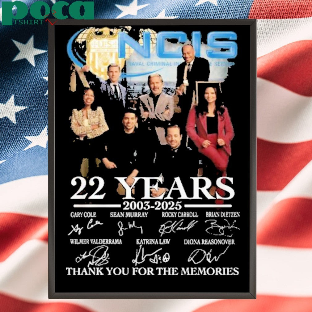 NCIS Celebrating The Memories Of 22 Years 2003-2025 Shirt