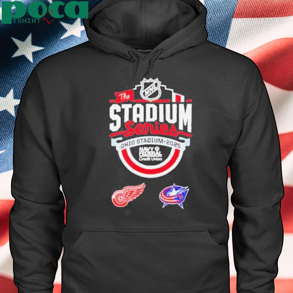 NHL the Stadium Series Detroit Red Wings vs Columbus Blue Jackets 2025 shirt