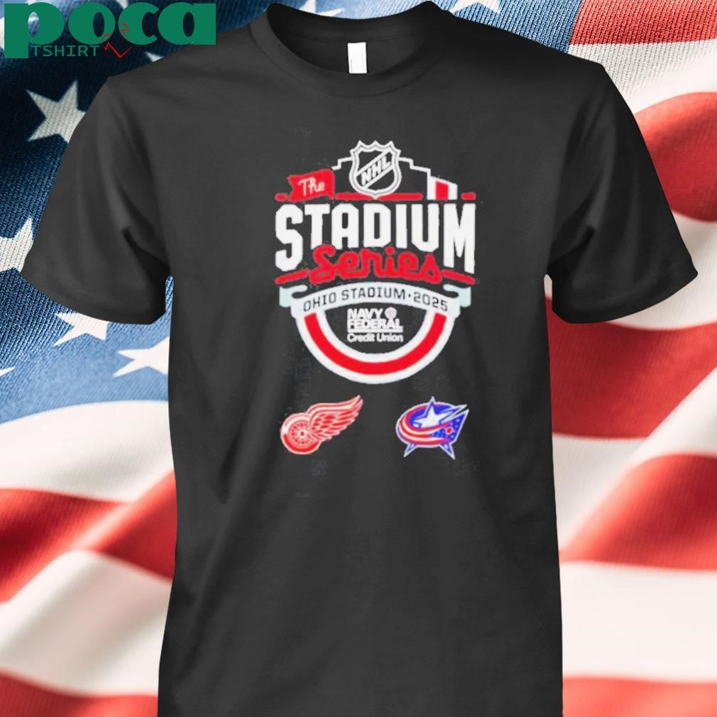 NHL the Stadium Series Detroit Red Wings vs Columbus Blue Jackets 2025 shirt
