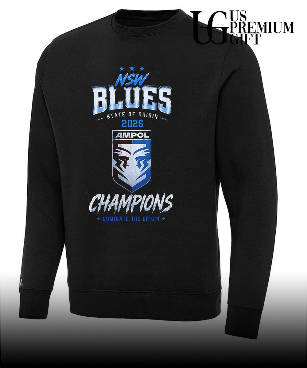 NSW Blues State Of Origin 2026 Champions shirt
