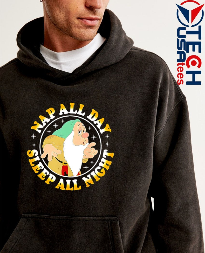 Nap all day sleep all night shirt