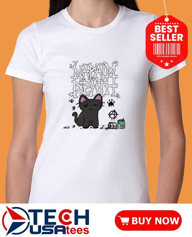 Napalm Death cat shirt