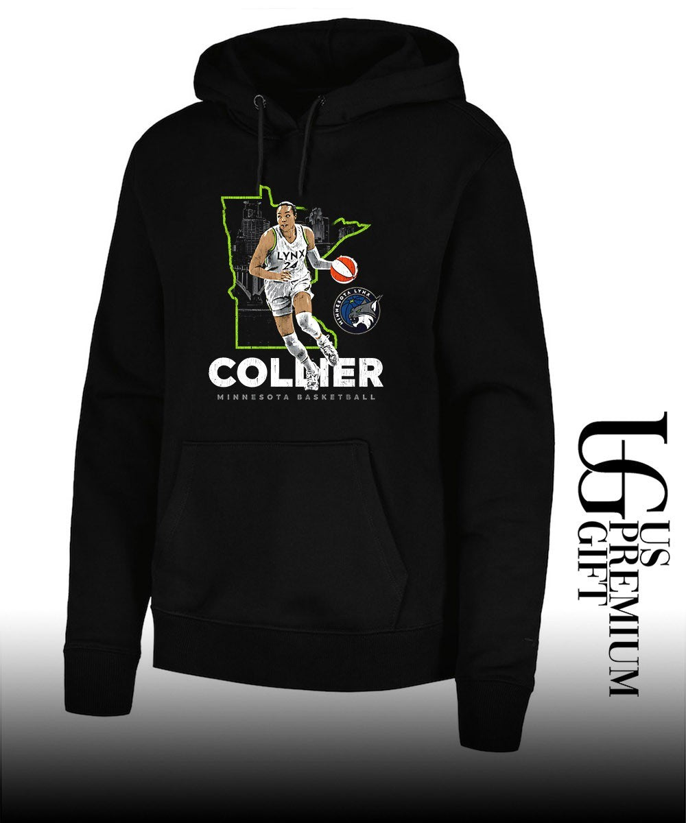Napheesa Collier Minnesota Lynx WNBA Map Skyline shirt