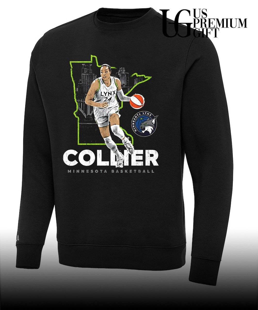 Napheesa Collier Minnesota Lynx WNBA Map Skyline shirt
