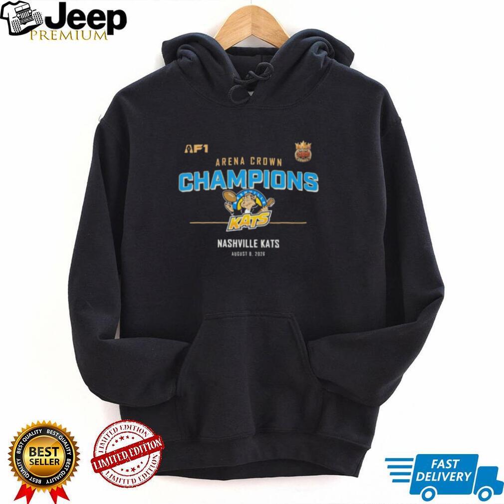 Nashville Kats 2026 Arena Crown Champions shirt