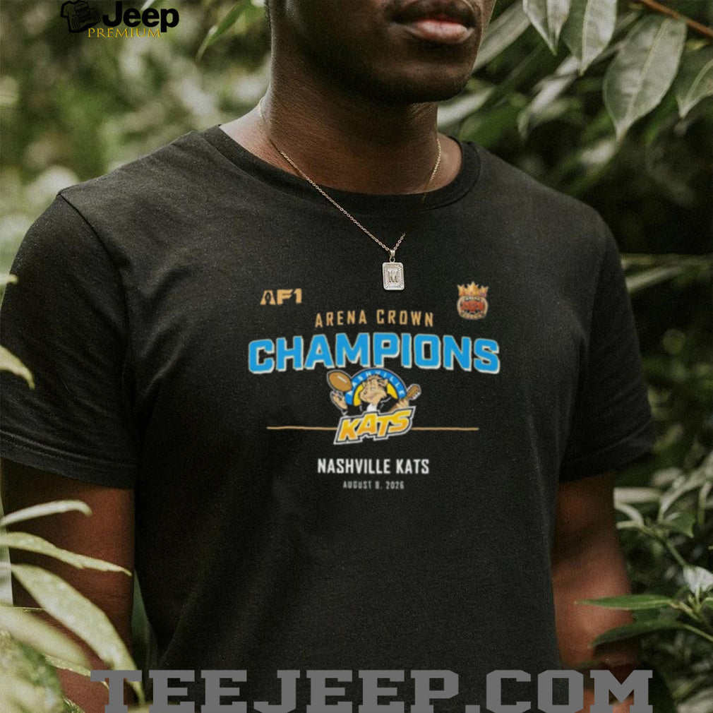 Nashville Kats 2026 Arena Crown Champions shirt