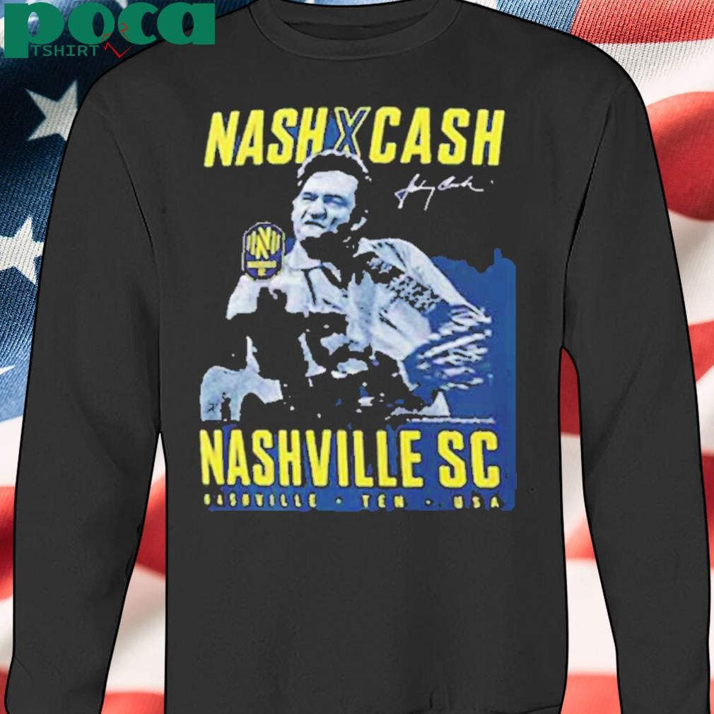 Nashville Sc X Johnny Cash Fanatics Finger Shirt