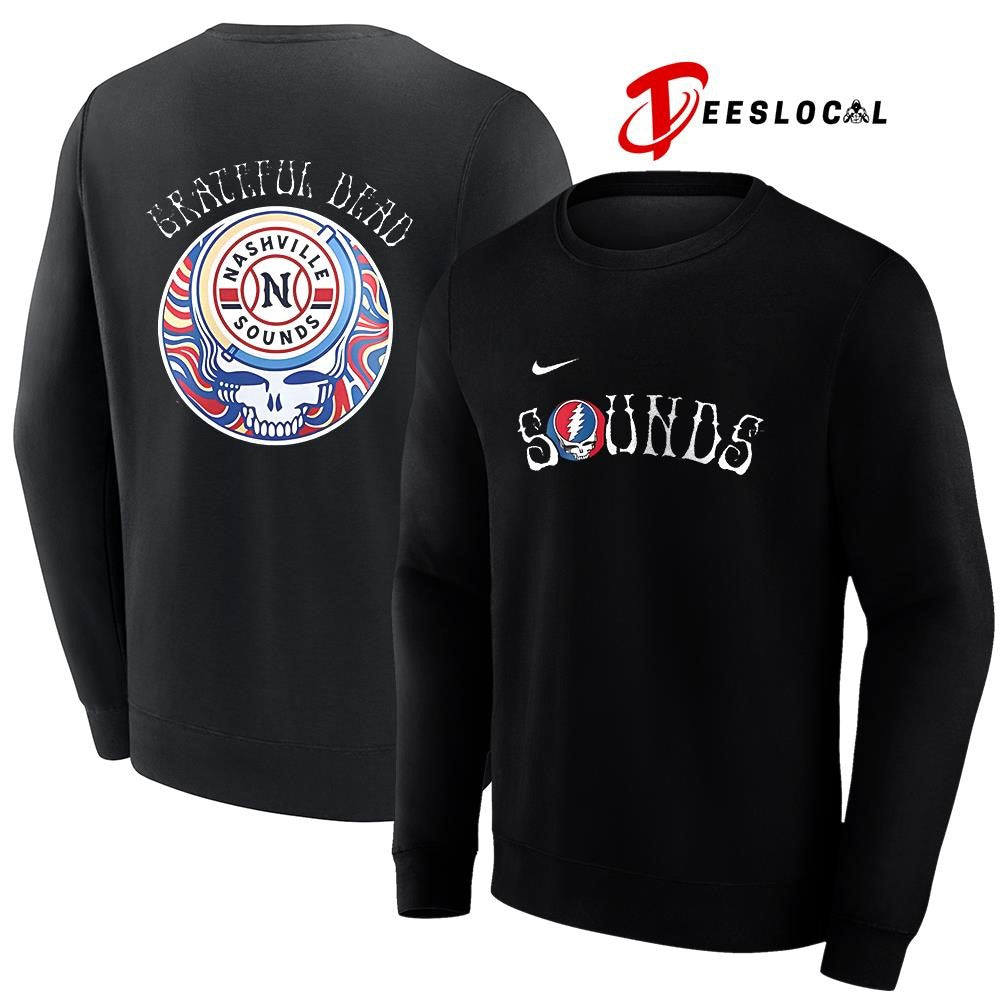 Nashville Sounds x Grateful Dead Triple A logo shirt