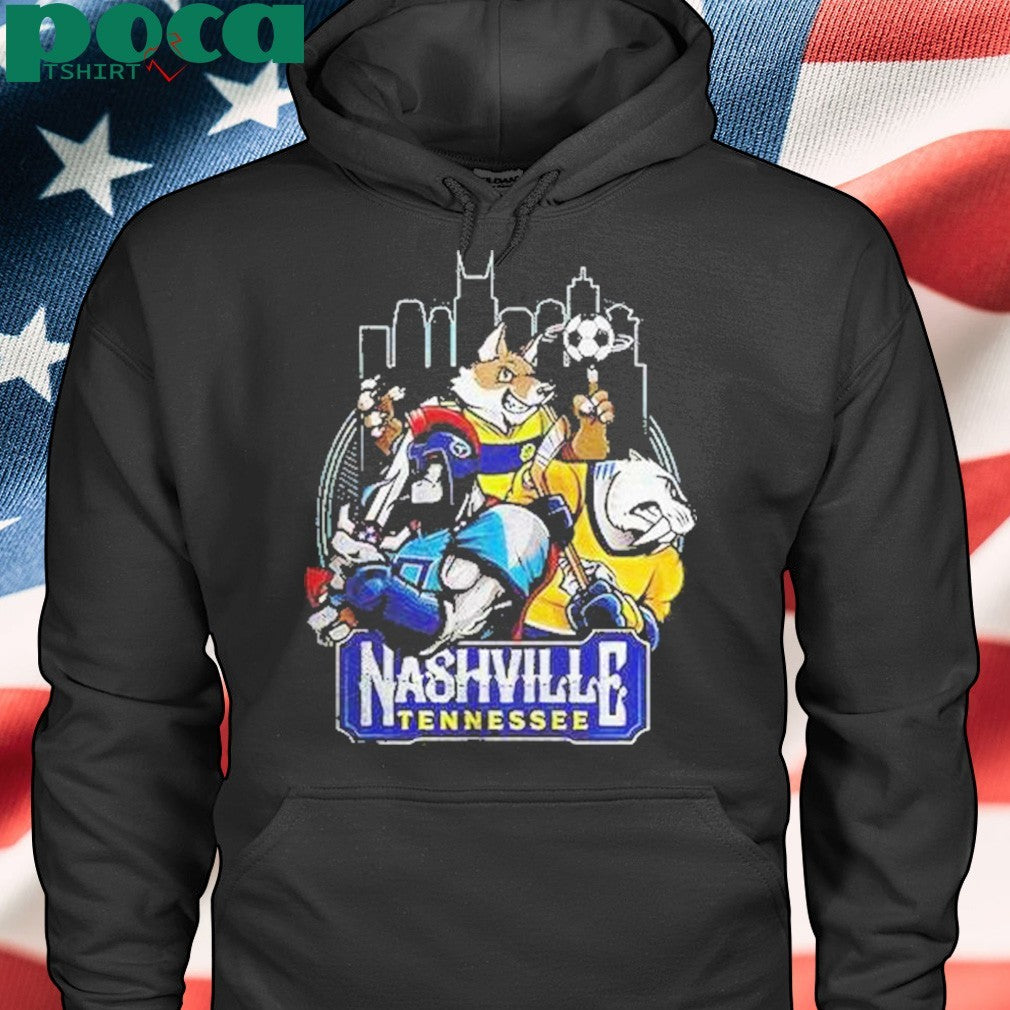 Nashville Tennessee Sports Team Mascot Shirt