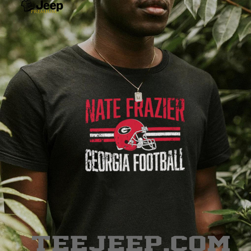 Nate Frazier Georgia Bulldogs NCAA Helmet shirt