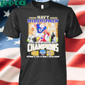 Navy Midshipmen 2024 Armed forces Bowl Champions mascot shirt