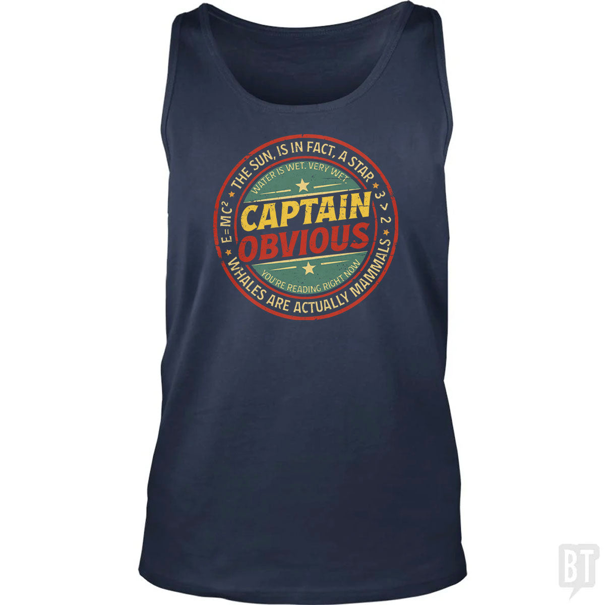 Captain Obvious Tank Top