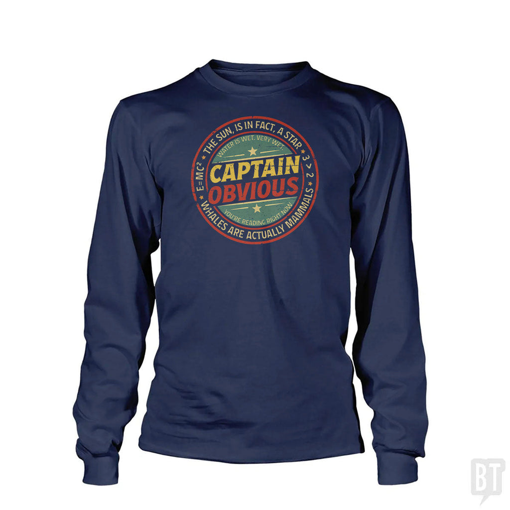 Captain Obvious Long Sleeve