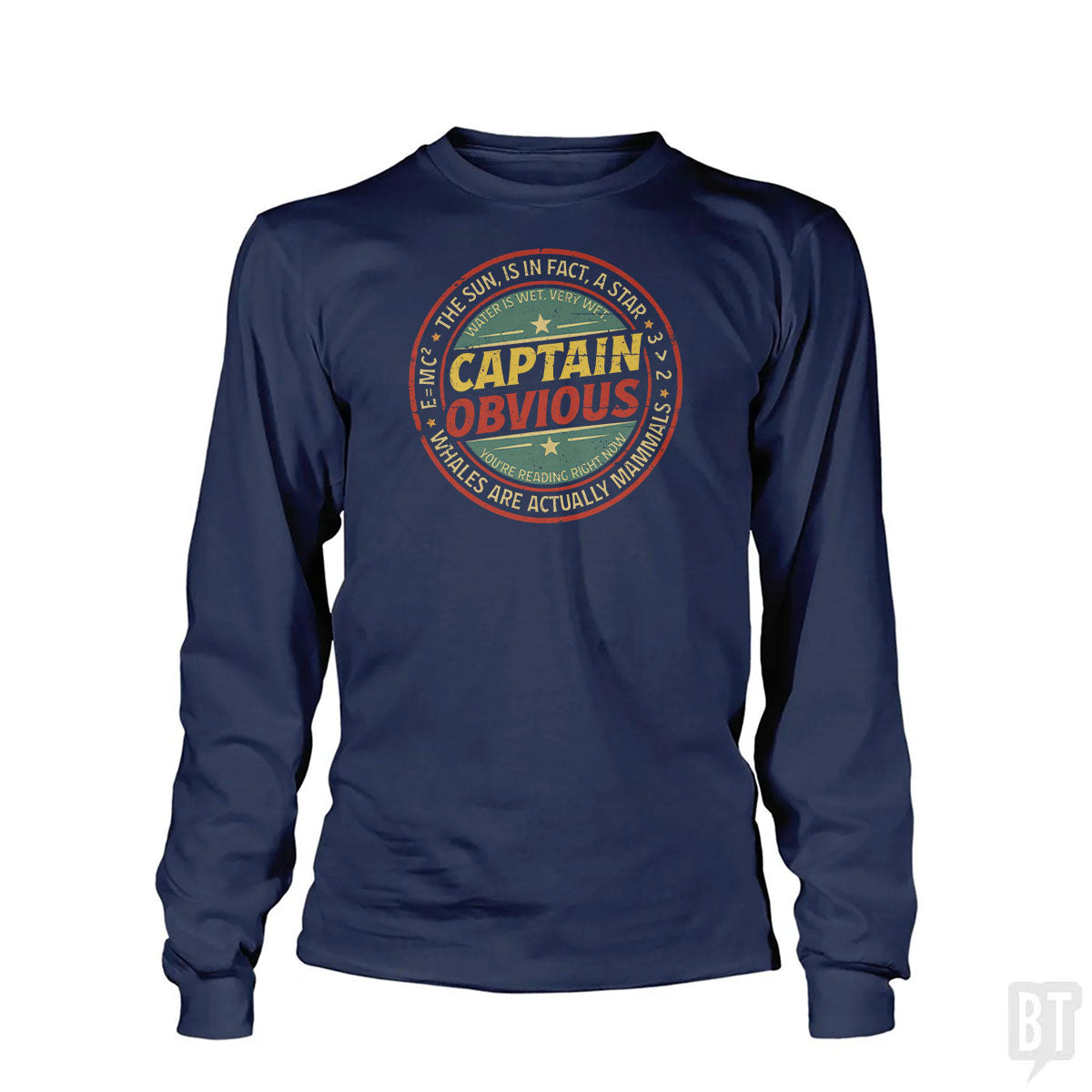 Captain Obvious Long Sleeve