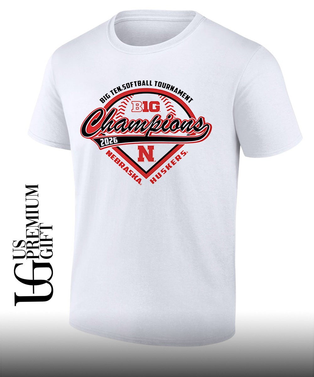 Nebraska Cornhuskers 2026 Big Ten Softball Tournament Champions T-shirt