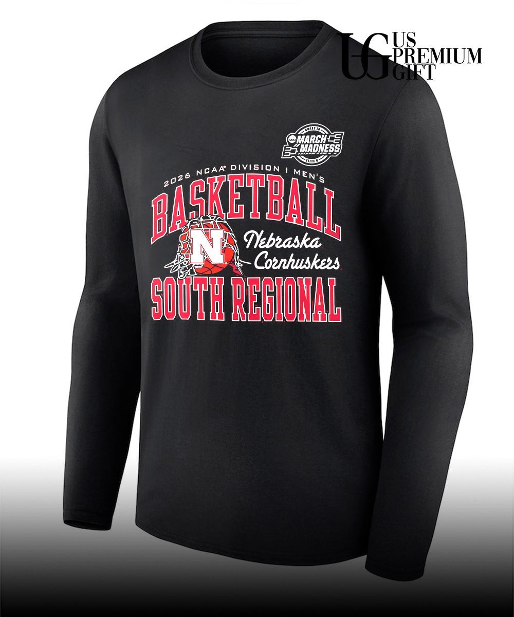 Nebraska Cornhuskers basketball NCAA Division I March Madness Regional Regional 2026 shirt