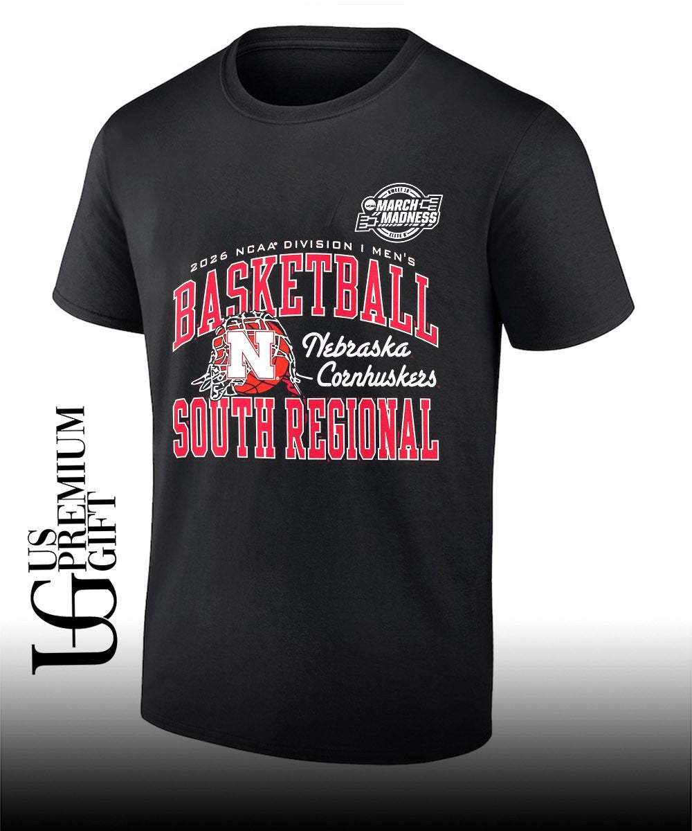Nebraska Cornhuskers basketball NCAA Division I March Madness Regional Regional 2026 shirt