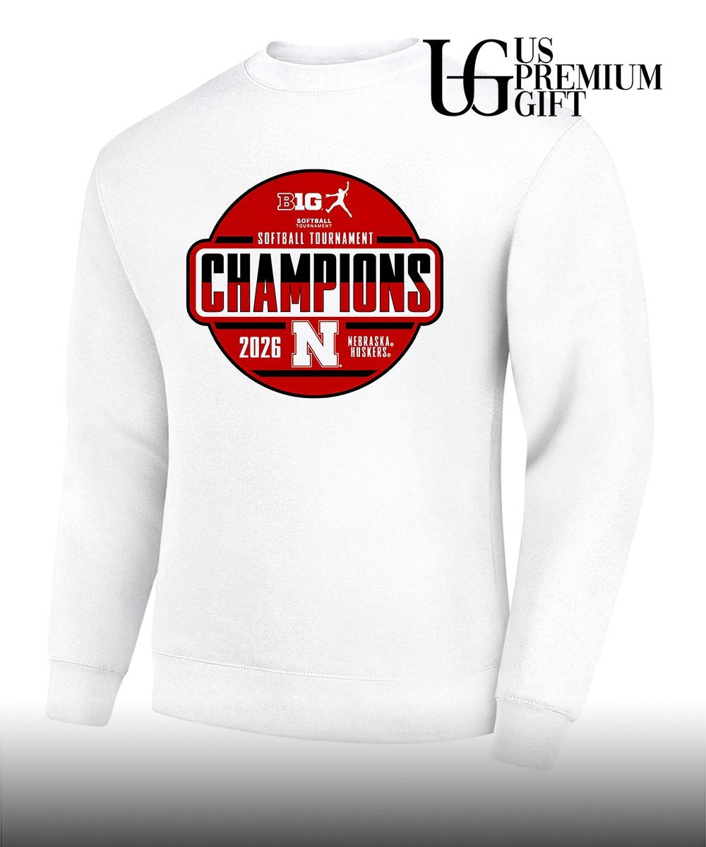 Nebraska Huskers 2026 Big Ten Softball Tournament Champions Locker Room shirt