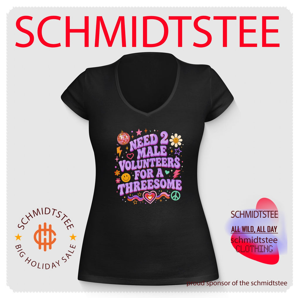 Need 2 Male Volunteers for a Threesome shirt