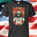 New Brantley Gilbert Frame Tattoos Bleach Wash Shirt