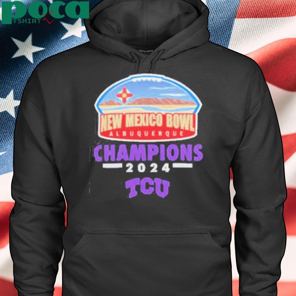 New Mexico Bowl Shop TCU Horned Frogs Football 2024 Isleta New Mexico Bowl Champions Shirt
