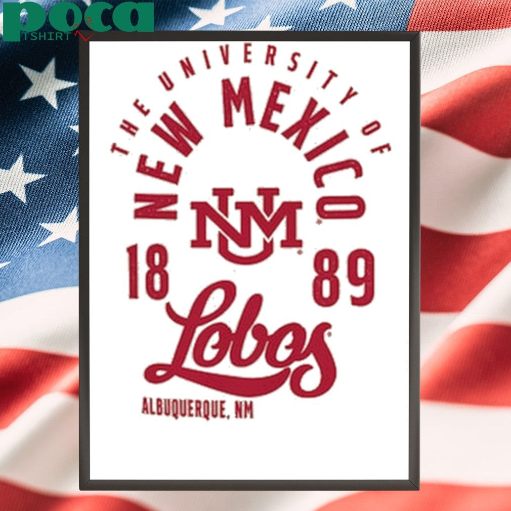 New Mexico Lobos Comfort Colors Mascot Overlay T-Shirt