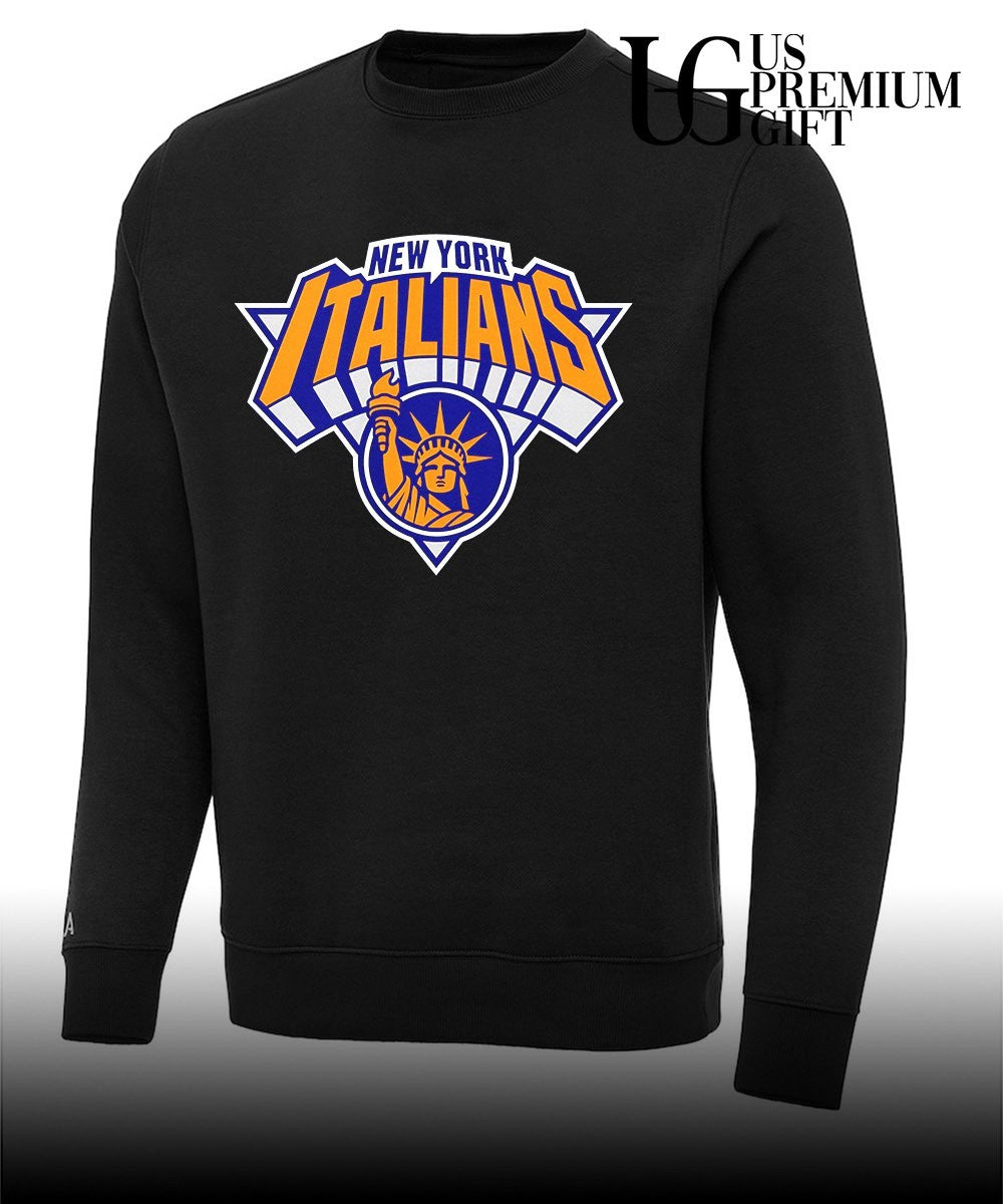 New York City Statue of Liberty New York Italians logo shirt