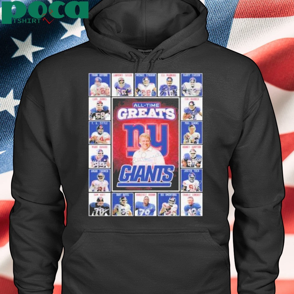 New York Giants All-Time Greats Of The Giants Football 2025 Shirt