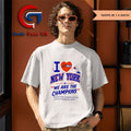 New York I Love New York We Are The Champions Resiliace Gritty T-shirt