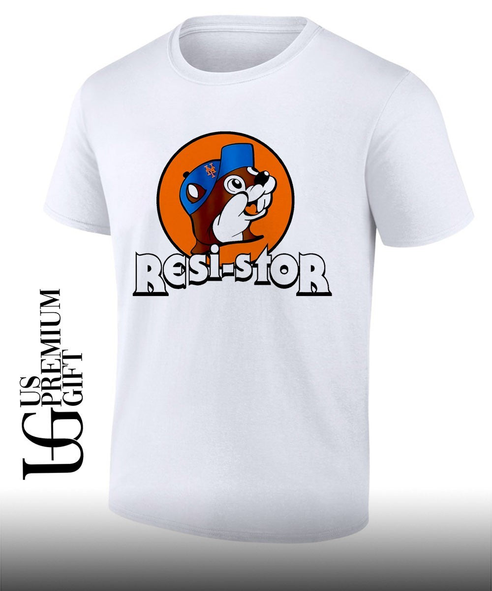 New York Mets Buc-ee’s Resi-stor mascot shirt