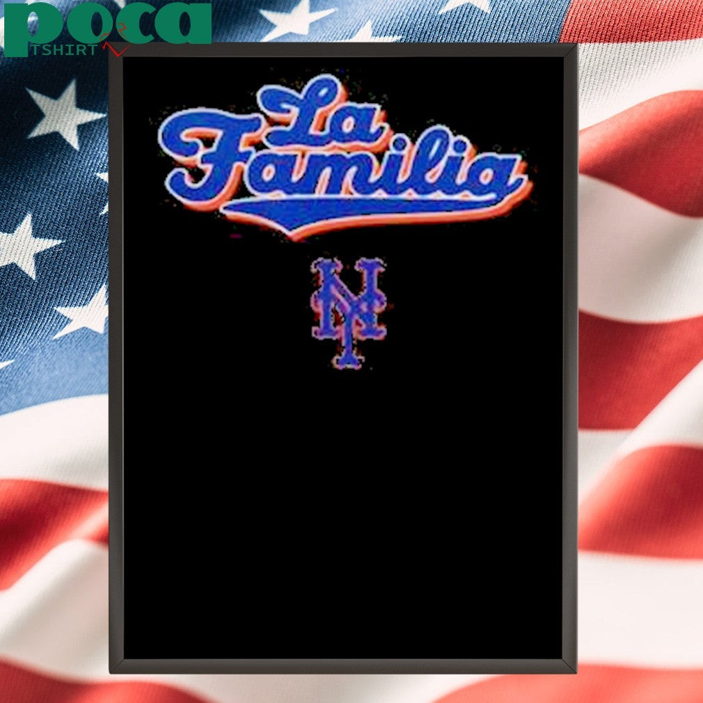 New York Mets La Familia Logo T-Shirt