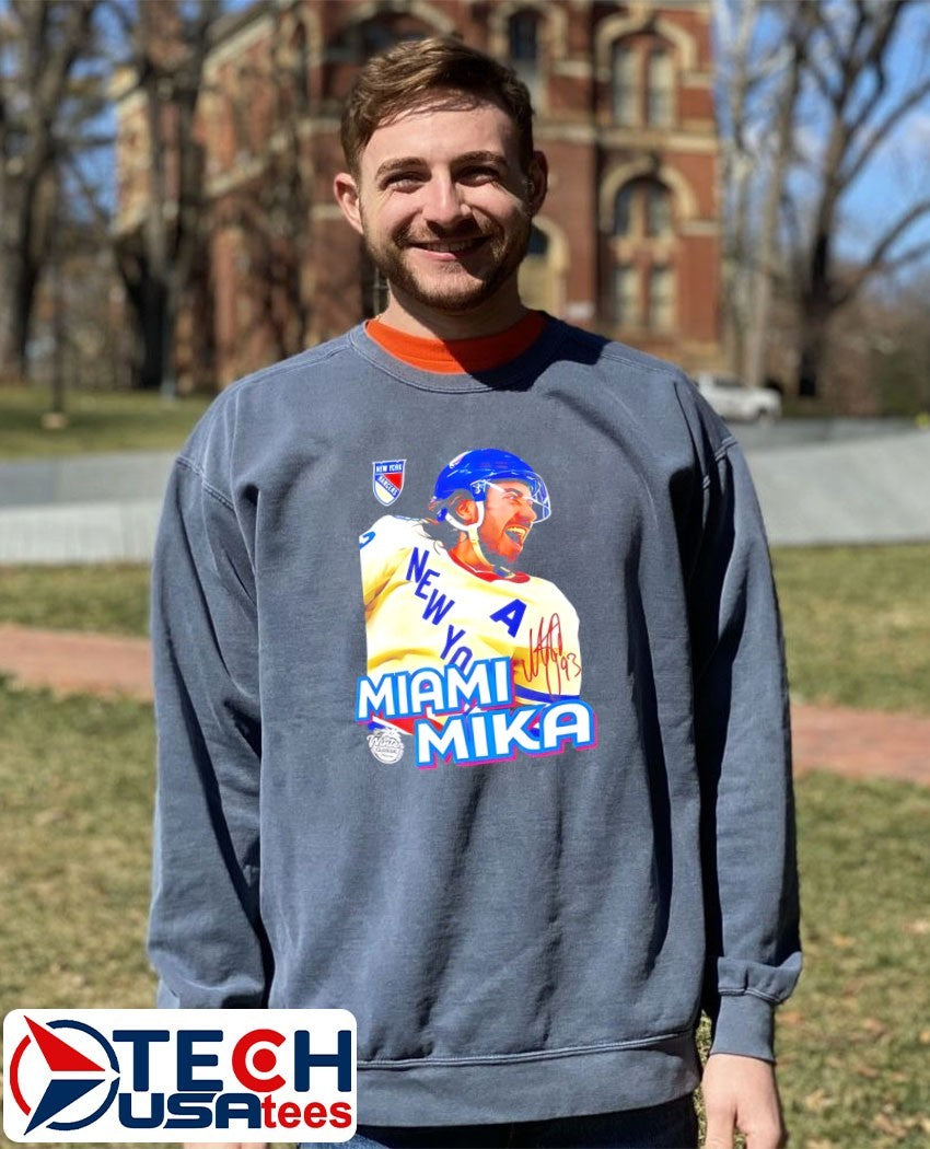 New York Rangers Mika Zibanejad Miami Mika signature shirt