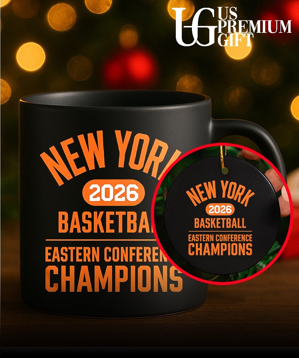 New York basketball 2026 Eastern Conference Champions graphic shirt