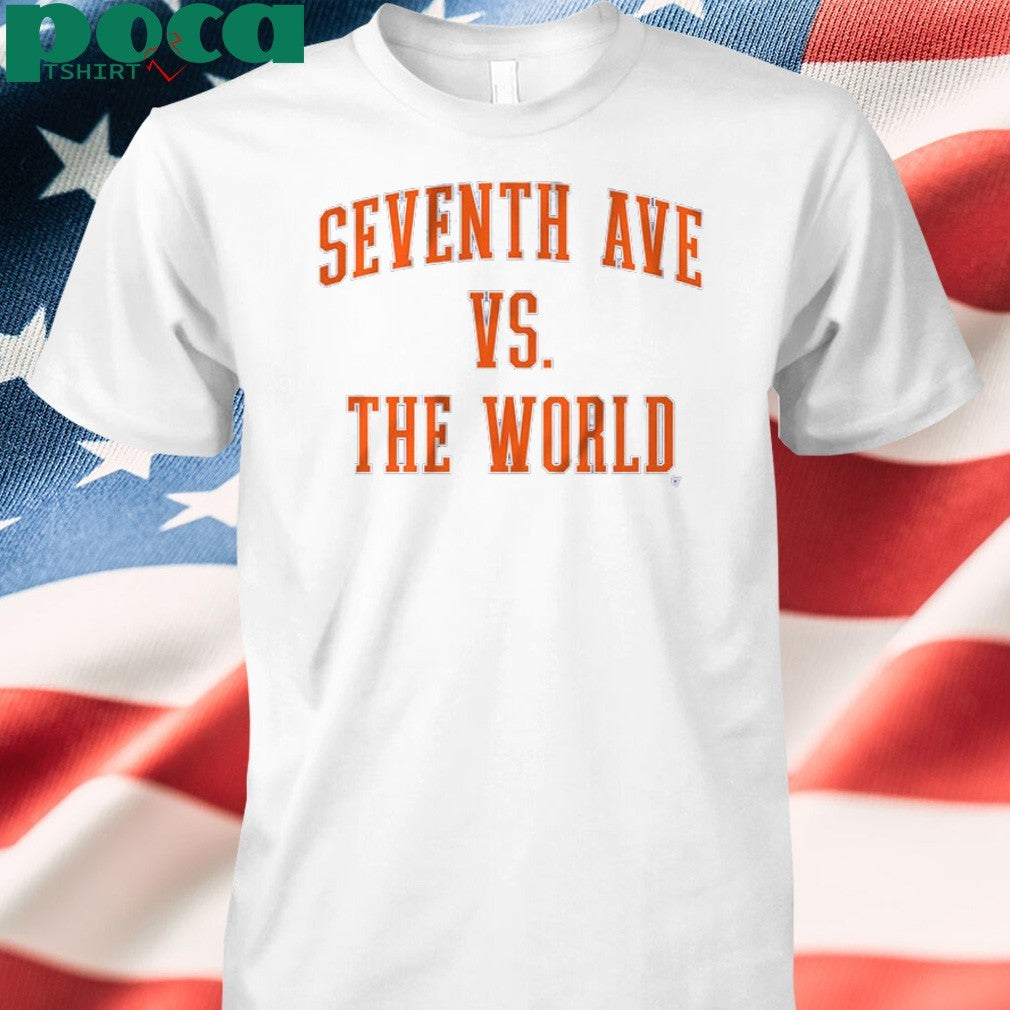 New York basketball seventh ave vs. the world T-shirt