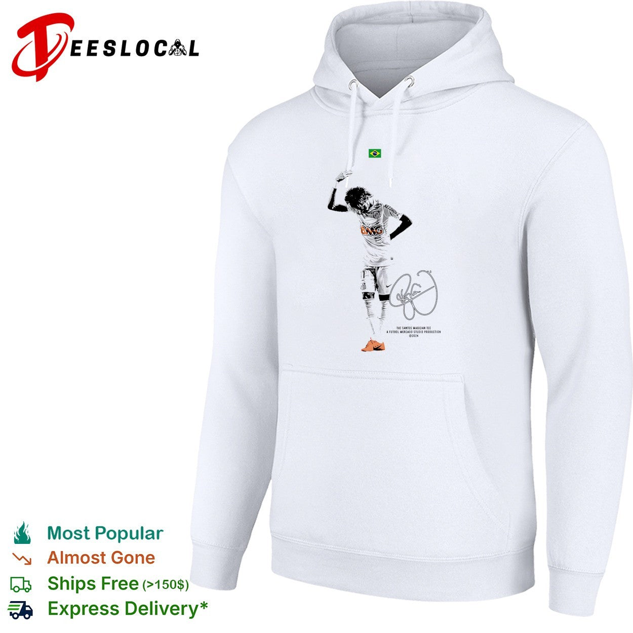 Neymar Santos the Santos magician signature shirt