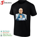 Nick Fury wearing Nick Fury t-shirt portrait funny shirt