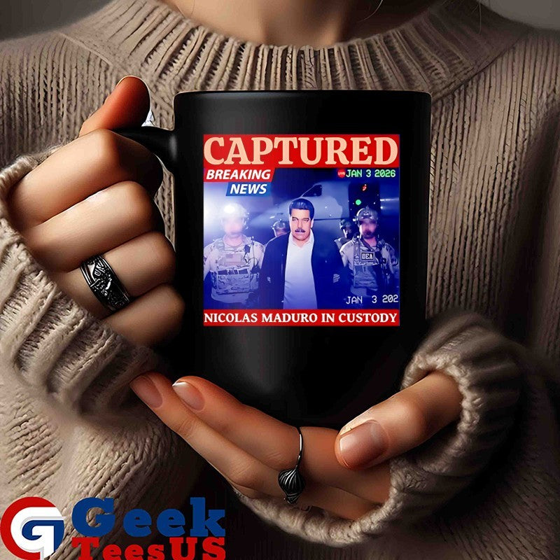 Nicolas Maduro In Custody Captured Breaking News T-shirt