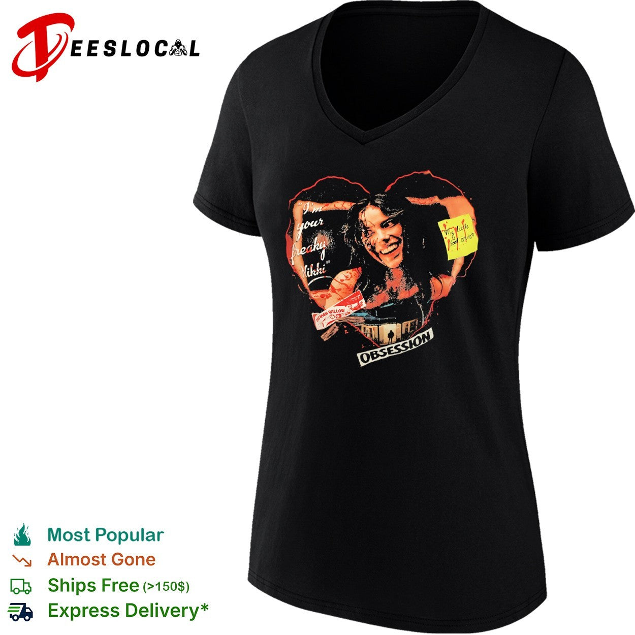 Nikki Obsession I am your freaky Nikki my little food critic One Wash Willow shirt