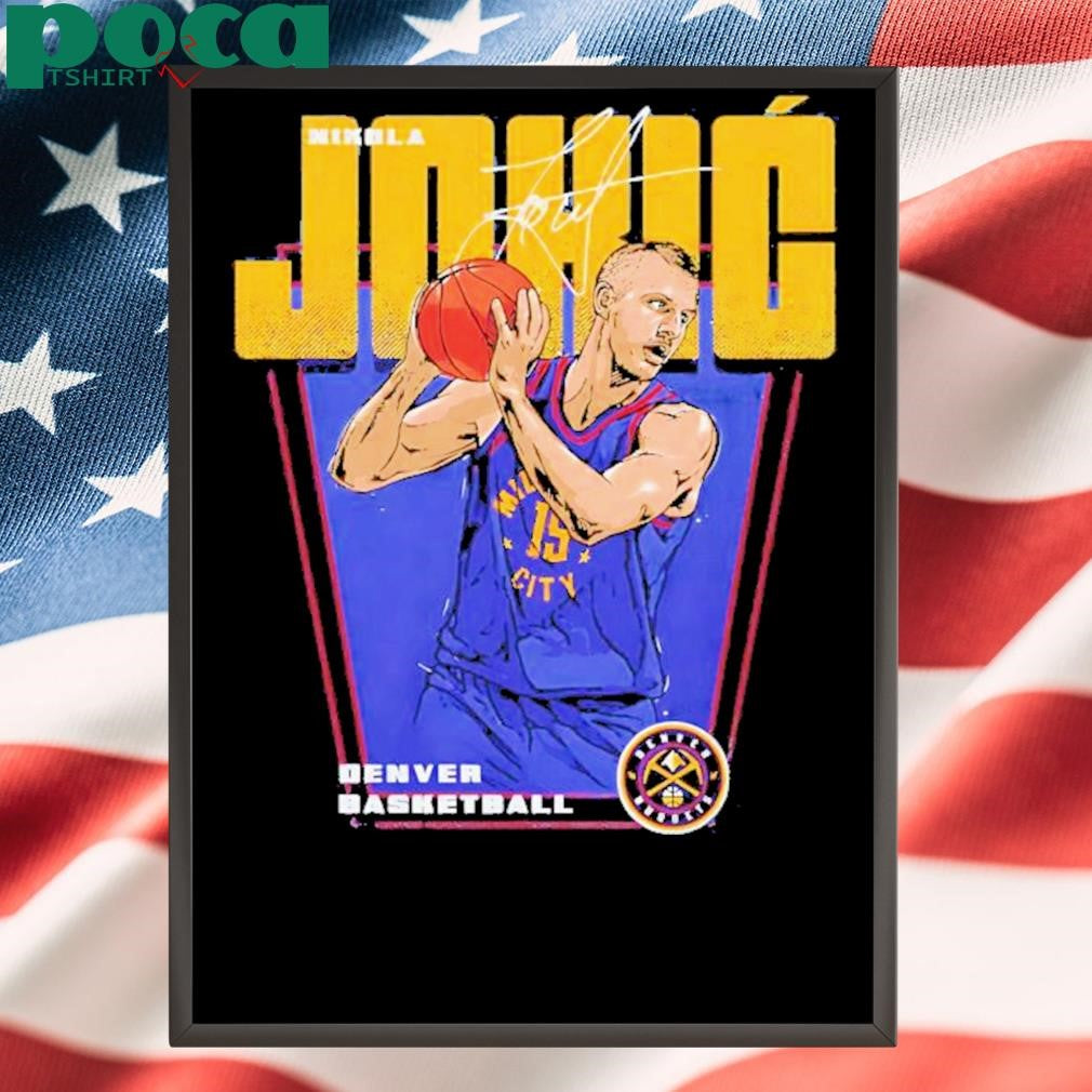 Nikola Jokic Denver Nuggets Nba Basketball Premiere Signature Vintage Shirt