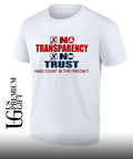 No Transparency No Trust Hand Count In The Precinct 2026 shirt