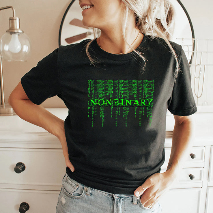 Nonbinary Funny Binary Shirt