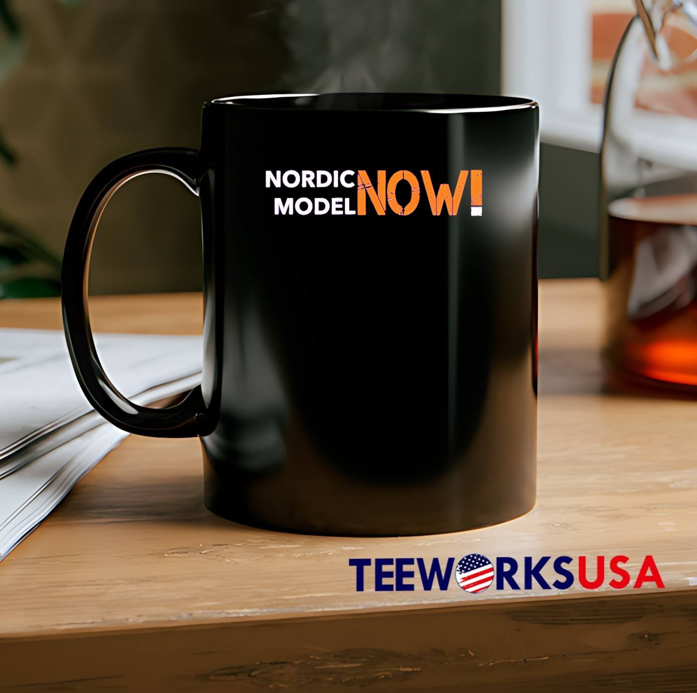 Nordic Model Now! Slogan T-Shirt