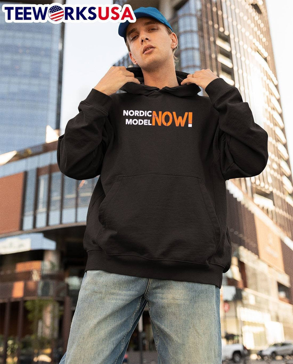 Nordic Model Now! Slogan T-Shirt