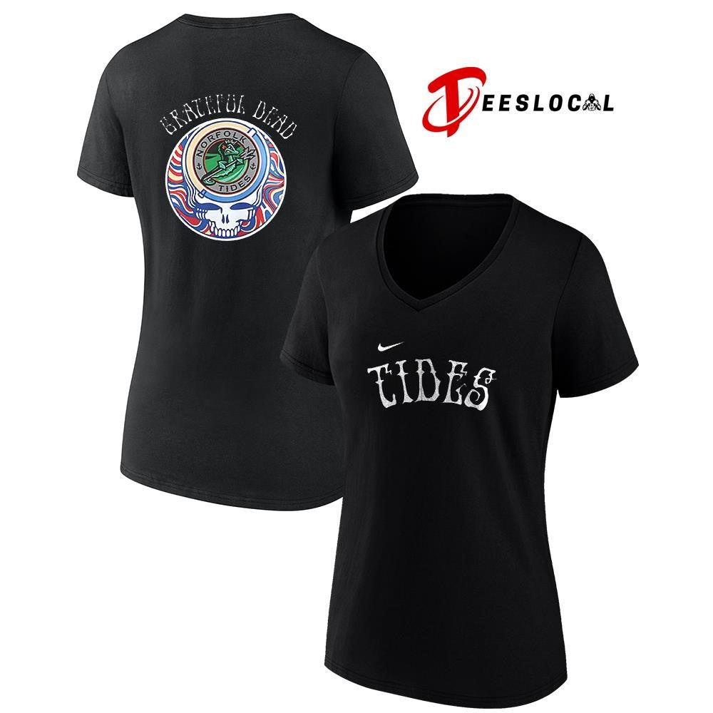 Norfolk Tides x Grateful Dead Triple A logo shirt