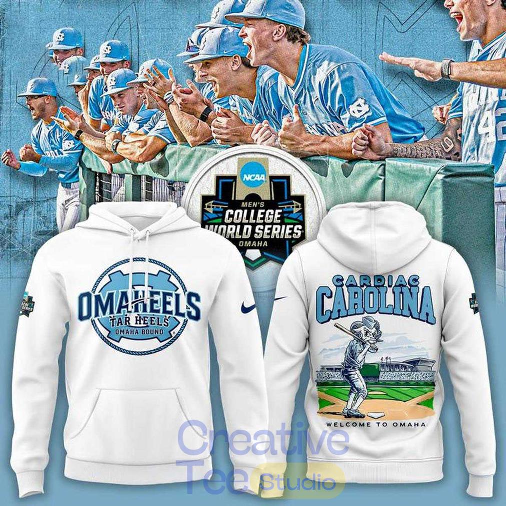North Carolina Tar Heels Cardiac Carolina Welcome To Omaha 2026 Tee Hoodie