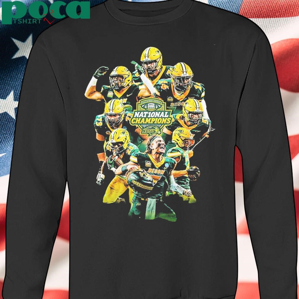North Dakota State Bison Football 2024 National Champions NCAA Division I Football 10 Times Champions shirt