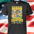 North Dakota State Bison Win Montana State 2024 NCAA FCS Football National Champions Jan 6 2025 mascots t shirt